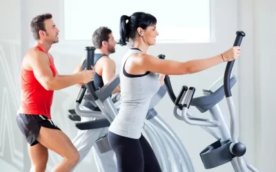 exercício de cross trainer