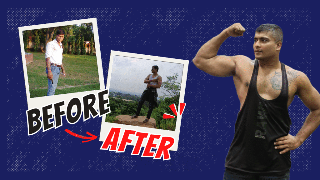 Dark Blue White Before and After YouTube Thumbnail