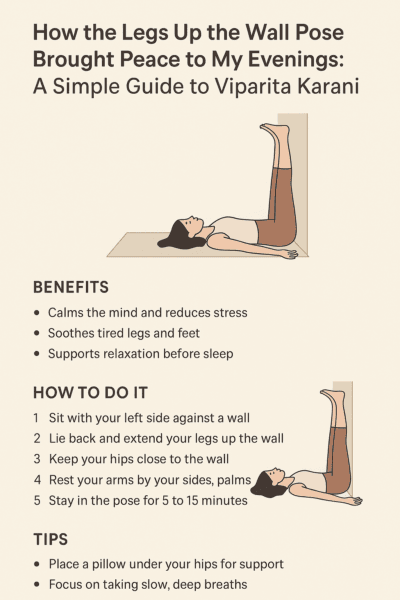 Benefits of Viparita Karani Pose